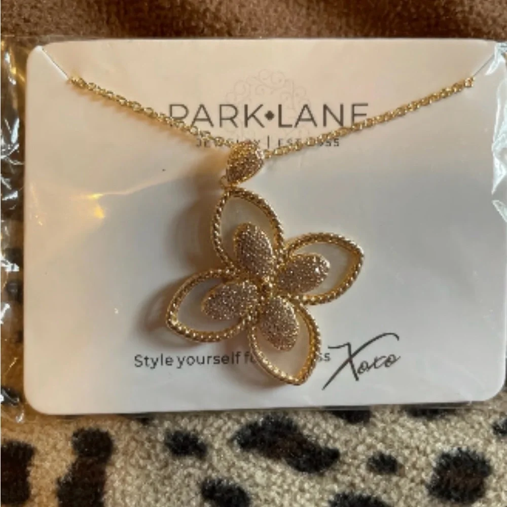 Park Lane Brulee Pendant Necklace with Pavé Accents - Picture 7 of 7